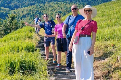 1 day private tour: Longji rice terraces & Huang Luo Yao villages