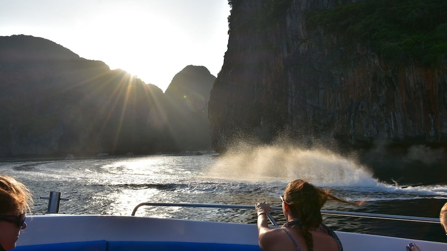 View from a boat near Phi Phi Island