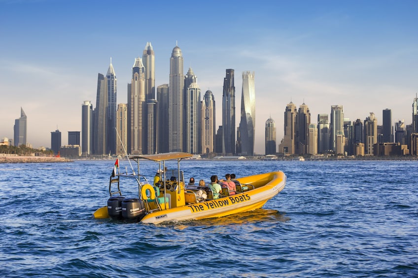 Dubai marina boat tour