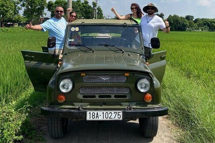 Hanoi Countryside Half-day Jeep Tour: Historical Co Loa & Fun