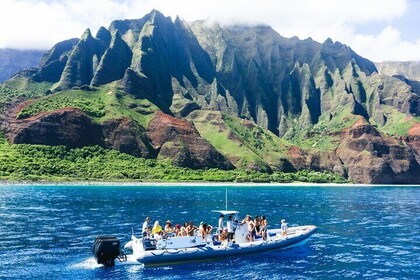 Morning Na Pali Adventure & Snorkel Tour (Hanalei Departure)