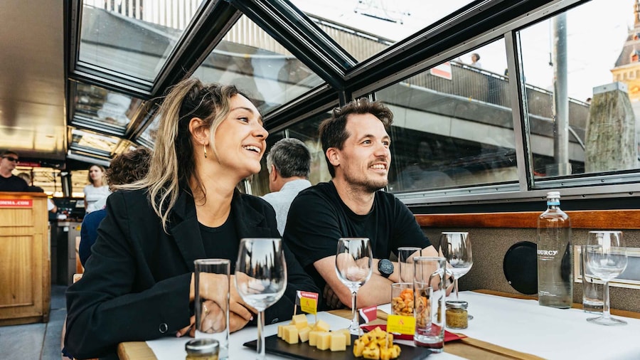 Picture 4 for Activity Amsterdam: Cheese and Wine Canal Cruise