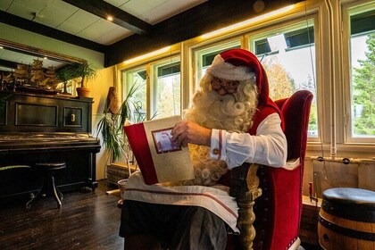 Private Meeting with Santa Claus in His Secret Home