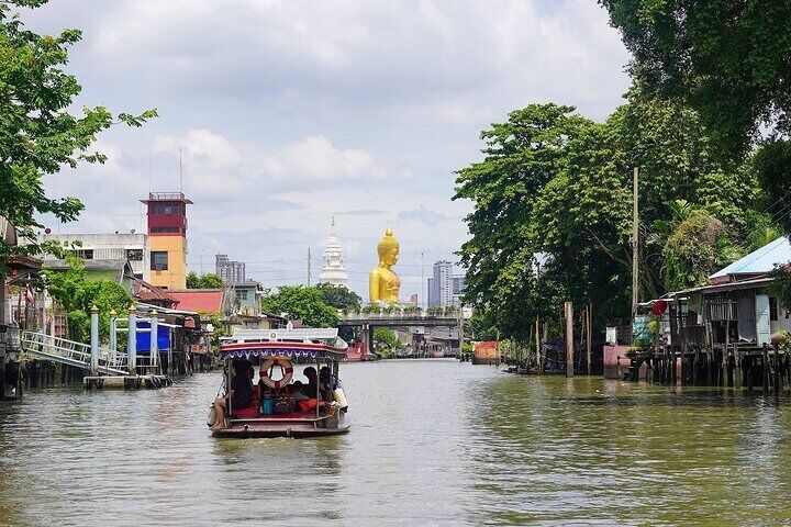 Bangkok Local Canal Village Tour by EV Boat