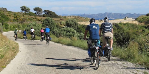 Corfu: Easy Bicycle Tour in the Countryside with Swim Stop