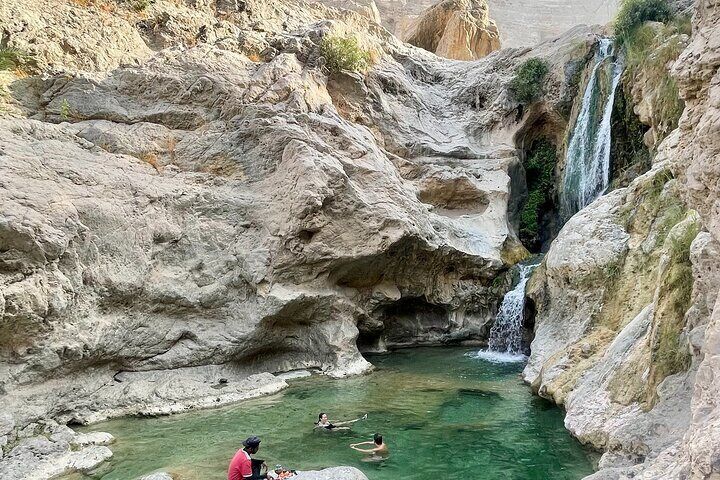 Wadi Mibam Waterfall and Swim