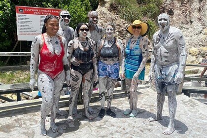 St Lucia Sulphur Springs Drive- in Volcano Tour & Waterfall