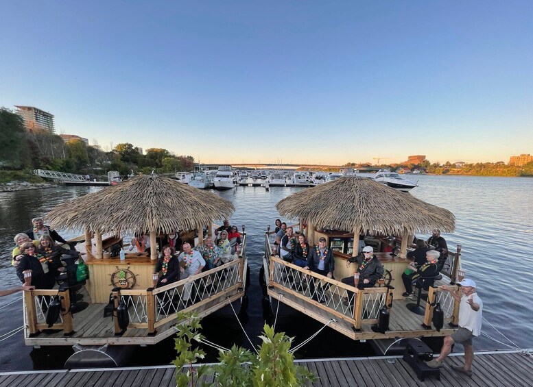 Picture 1 for Activity Ottawa: Floating Tiki Bar Cruise on the Ottawa River