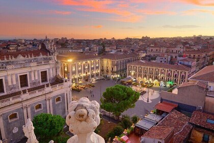 Private Catania by Night: Lava Stone Streets and Seaside Lights