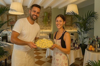 Verona : THE ORIGINAL Cooking Course Pasta and Tiramisu with wine