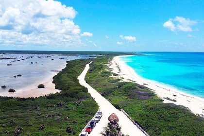 2 Ports Combo: Costa Maya Chacchoben & Bacalar+Cozumel Jeep Tour
