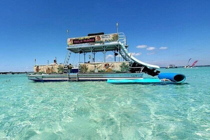 Crab Island Charter Four Hours! Double Decker Pontoon 2 Slides