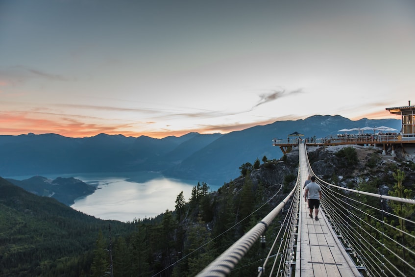 Sea to Sky Gondola at sunset