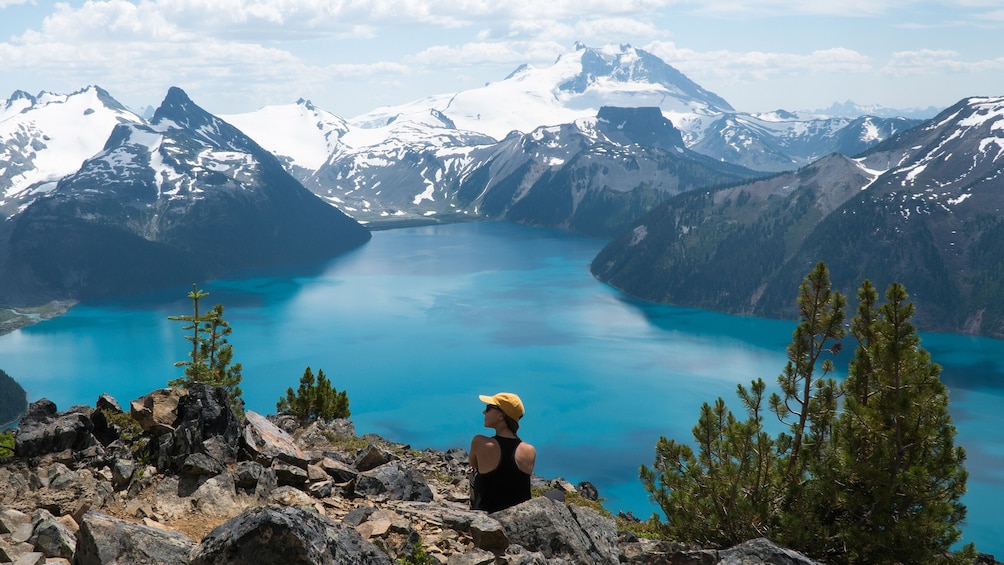 Looking out over the Howe Sound vista