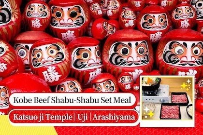 From Osaka: Katsuoji Temple, Matcha & Arashiyama Day Tour w/Lunch