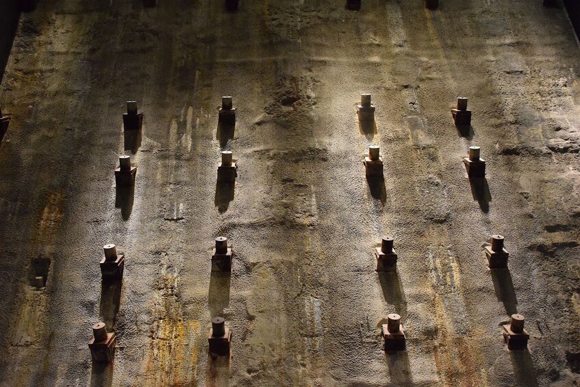 Interior of 9/11 Memorial Museum in New York