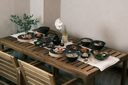 Korean Cooking Class Full Meal with BBQ on an All in One Table