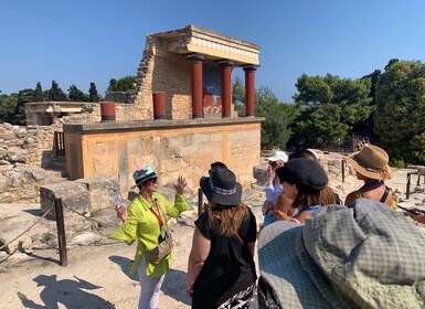 Héraklion : Palais de Knossos coupe-file Visite guidée à pied