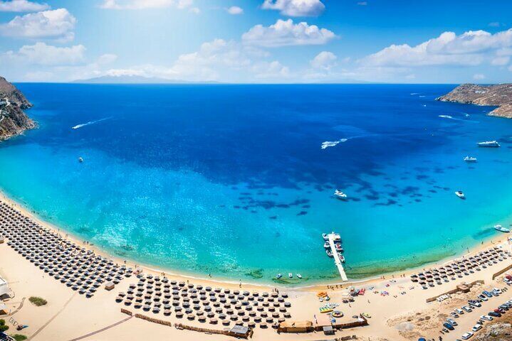 Shore Excursion Relax at the Beach and Explore Mykonos Town