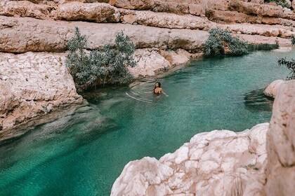 Wadi Shab and Wahiba Sands Day Tour from Muscat