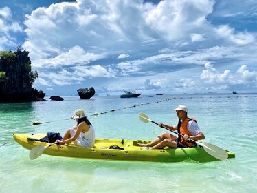 Hong Islands Longtail båttur med kajakpaddling