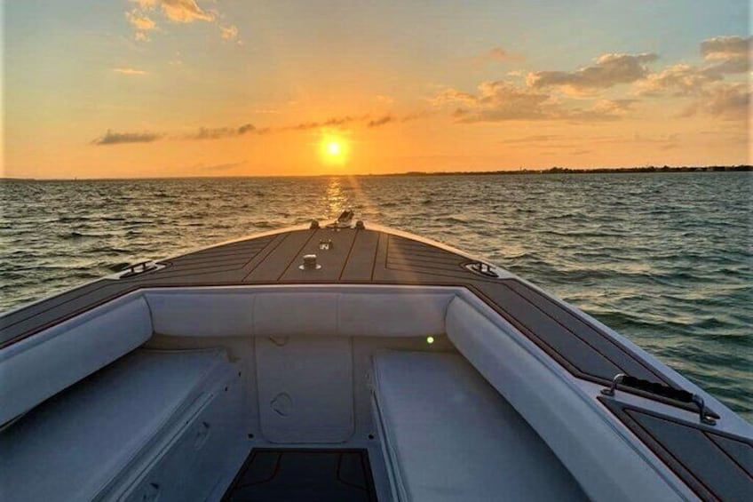 Captain Stewys Private Sunset Cruise_ comfortable seating with a front row view