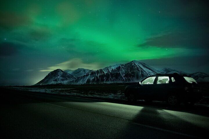 From Kiruna: Northern Lights Chase by Car