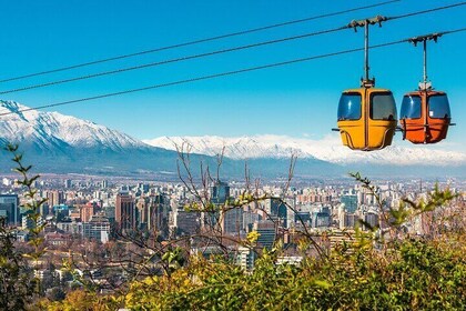 Santiago Skyline: Cable Car & San Cristobal Walking Tour
