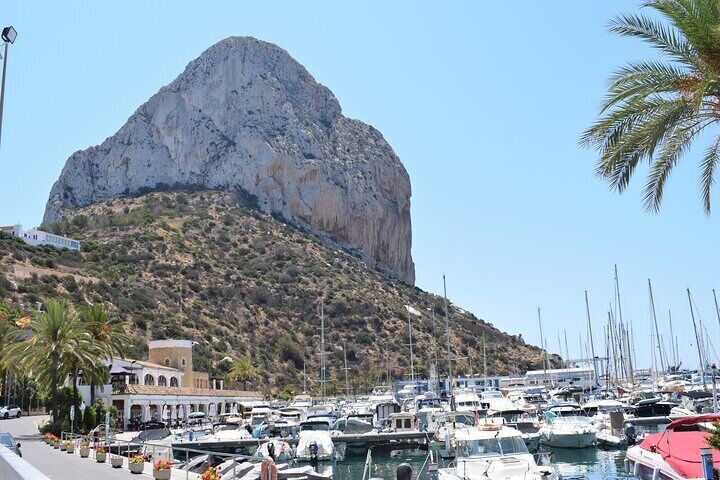 From Albir and Benidorm Calpe Old Town and Port by Coach