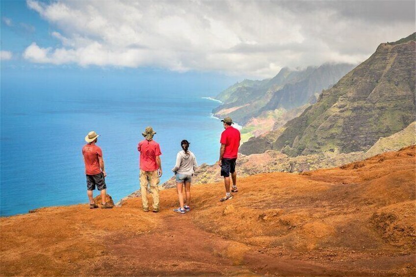 Stunning views of the world famous Nāpali Coast from thousands of feet above!