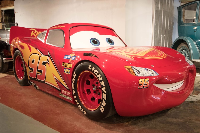 Replica of car from the Pixar cartoon at Canadian Automative Museum in Toronto