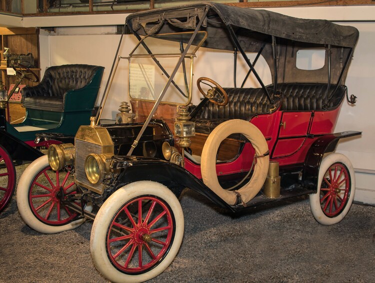 Vintage car at Canadian Automative Museum in Toronto