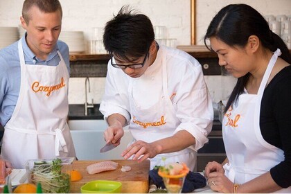 Luxury Seafood Cooking Class With Dessert (4-Course Meal)