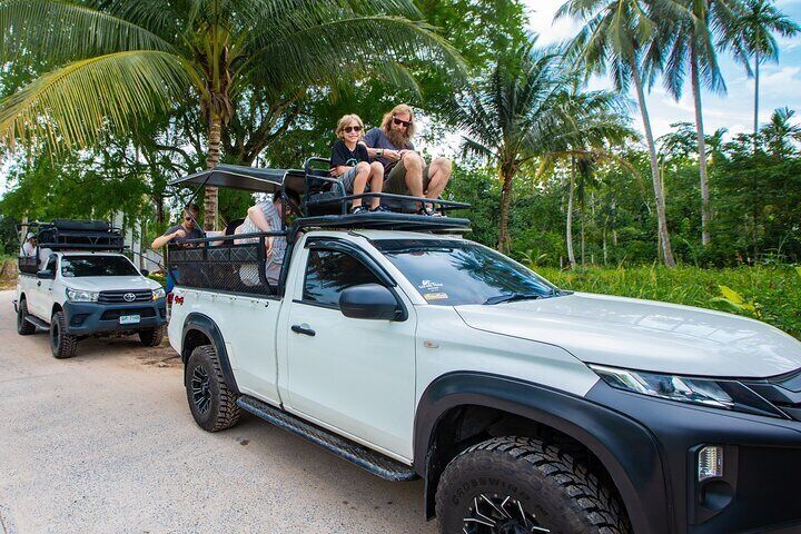 Eco-Friendly 4x4 Jungle Safari in Koh Samui with Waterfalls