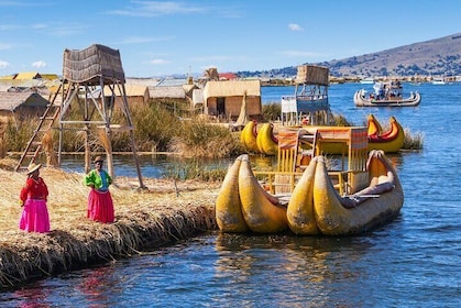 Puno and Inca Bridge Tour with Mountain 7 Colours Cuzco in 2 days