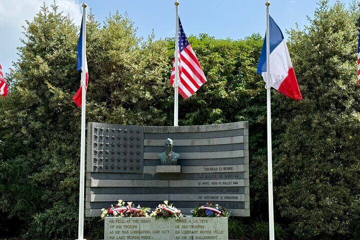 Monument Major Howie, Saint-Lô, Normandy