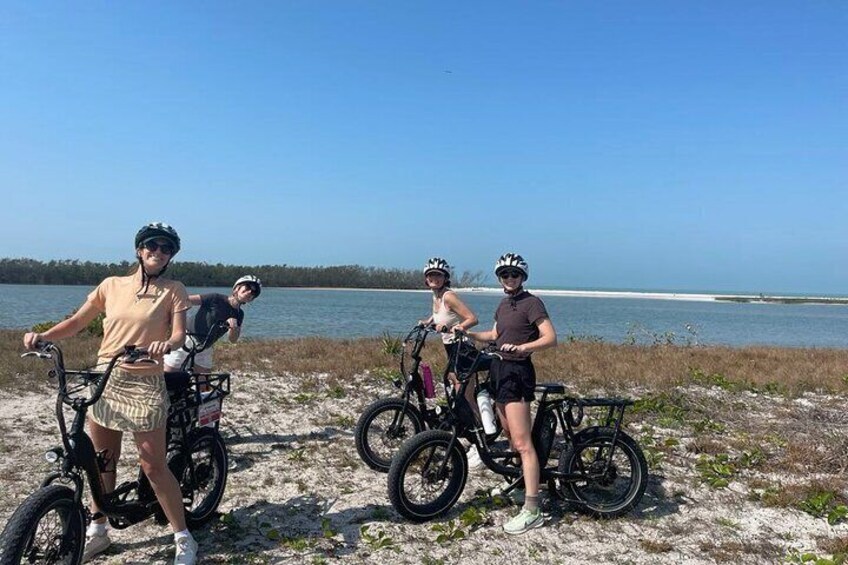 Electric Bike Wildlife & History Tour along Fort De Soto's Beaches