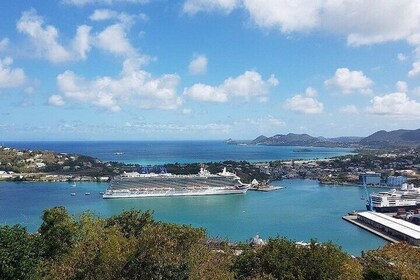St Lushian Sea and Land Tour for 3 hours Castries to Marigot Bay
