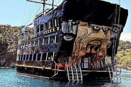 Red Dragon Pirate Ship with Foam Party Free Lunch and Swim Breaks