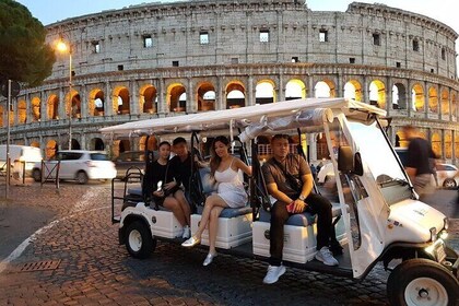 Rome Highlights by Golf Cart Shared Tour of Top Landmarks