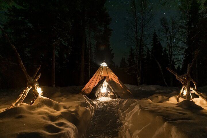 lavvo is a traditional tent that is still used by reindeer herder