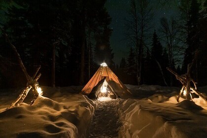 2-hour Outdoor Lappish Dinner in Ylläsjärvi