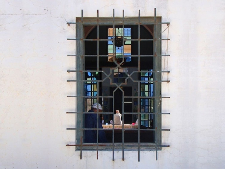 View through window in Tangier, Morocco
