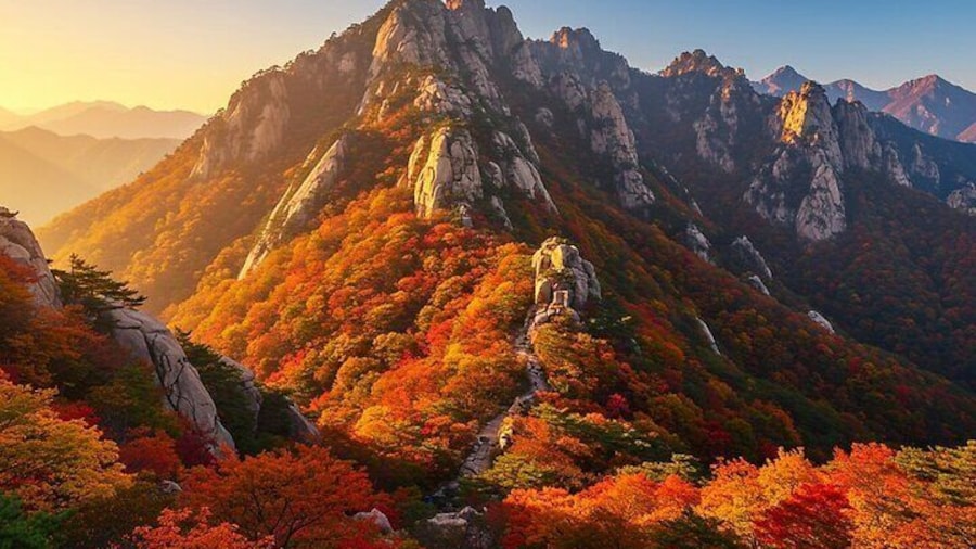 Seoraksan National Park and Goseong DMZ Observatory from sokcho