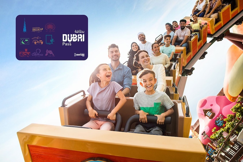 iVenture Card and roller coaster in Dubai
