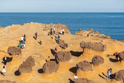 Yehliu Geopark, Jiufen, Shifen, and Golden Waterfall Private Tour