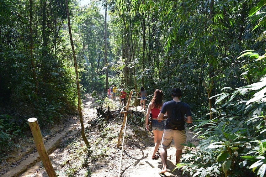 Hiking group in Thailand