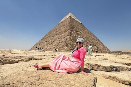 Giza Pyramids Tour, Sphinx, Camel Ride and Shopping