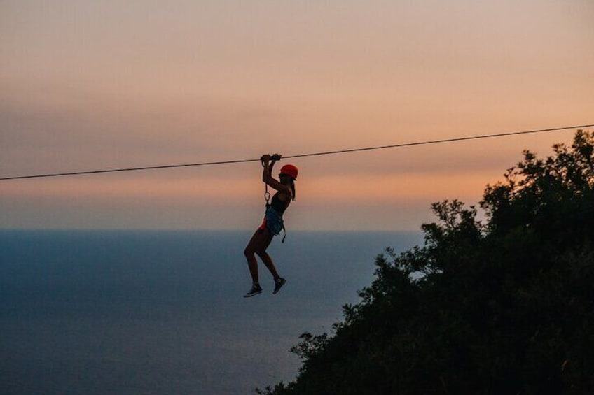 Sunset Zipline Dubrovnik Experience