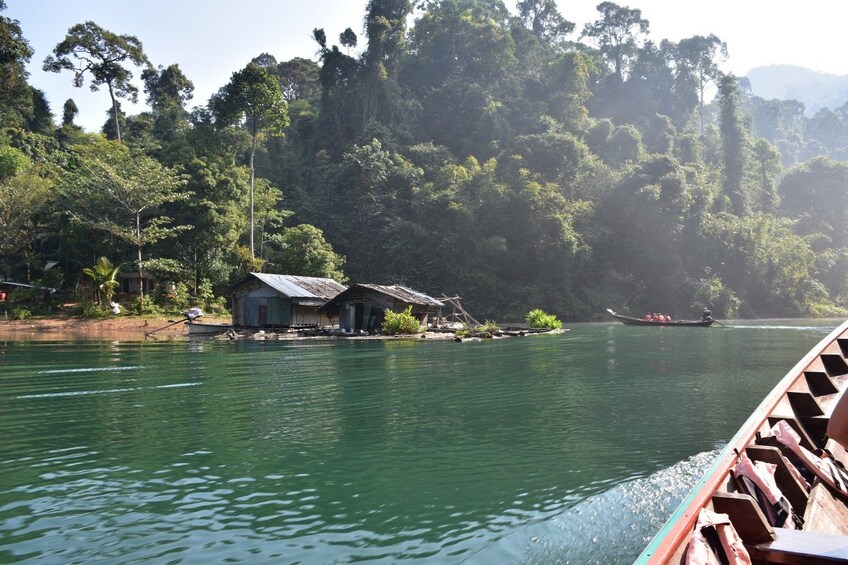 One Day Tour by Longtail Boat on Cheow Lan Lake from Krabi